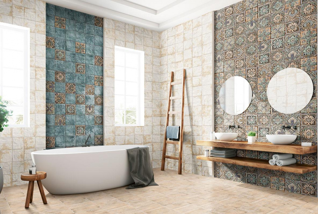панели имитация мозаики для ванной